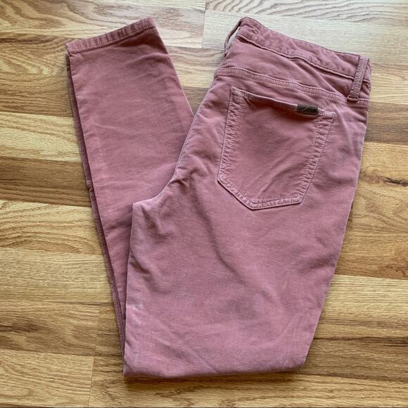 Joe's Jeans The Icon Velvet Midrise Skinny Ankle Jean in Rain - Picture 4 of 14